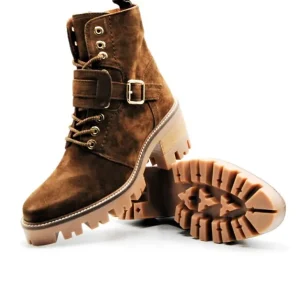 ALPE Arabica 4091 1133 Marrón. Botín cordones hebilla mujer - tienda online -