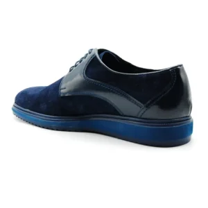 ANGEL INFANTES 99337 AZUL Y GRANATE BLUCHER PALA LISA NOBUCK