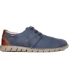 CALLAGHAN VIZ 43200 Azul y beige marrón. Zapato cordón elástico