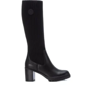 CARMELA 160276 Negro Bota alta tacón elásticos mujer