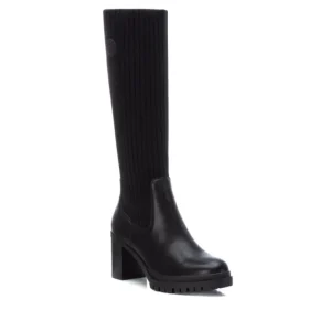 CARMELA 160276 Negro Bota alta tacón elásticos mujer