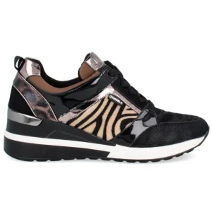 D´Angela DBD 201163 Negro Deportivo casual cordones leopardo mujer