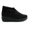 DANIELA X VEGA 1728 NEGRO Y BEIS BOTÍN CORTO ANTE