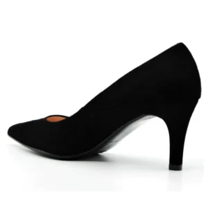 DIBIA 6038 Negro ante. Zapato de vestir salón mujer