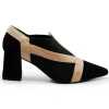 DIBIA 11097 Negro y Piedra Zapato tacón alto licra mujer