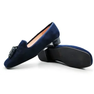 DUIT 8050 Azul. Mocasin borlas - Tienda Online - zapatosdublin.es