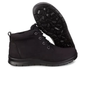 ECCO 215613 NEGRO BOTA CORTA CORDÓN