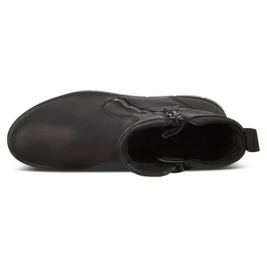 ECCO Bella Ankle 282263 Negro y marrón. Botin liso mujer - Tienda Online -