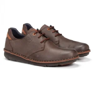FLUCHOS ALFA F0700 Marrón. Zapato sport liso Hombre - Tienda Online -