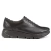 FLUCHOS Bona F1357 Negro y marrón Zapato elásticos plataforma mujer