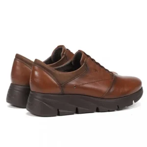 FLUCHOS Bona F1357 Negro y marrón Zapato elásticos plataforma mujer