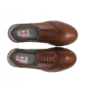 FLUCHOS Bona F1357 Negro y marrón Zapato elásticos plataforma mujer