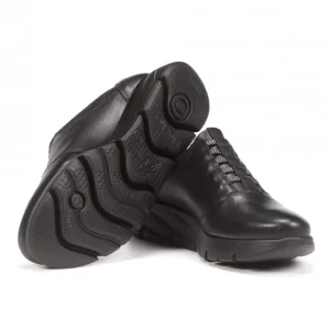 FLUCHOS Bona F1357 Negro y marrón Zapato elásticos plataforma mujer