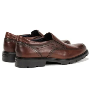 FLUCHOS Fredy F1606 Negro y marrón Mocasín liso Hombre