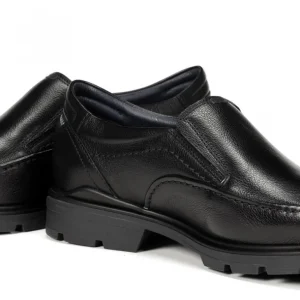 FLUCHOS Fredy F1606 Negro y marrón Mocasín liso Hombre