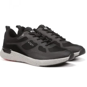 FLUCHOS Gravity F1390 Negro Atom Deportivo cordones hombre