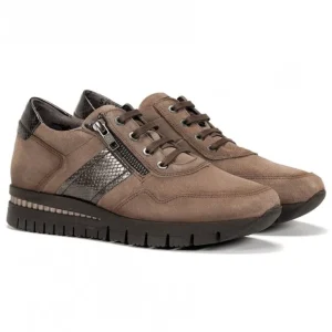 FLUCHOS Meryl F1619 Marrón Deportivo casual cordones mujer