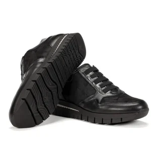 FLUCHOS Meryl F1623 Negro Deportiva elásticos mujer