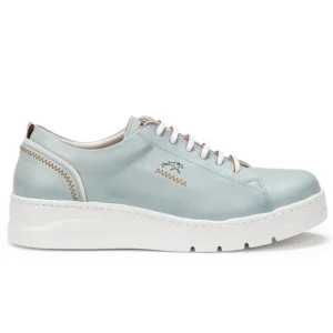 FLUCHOS Pompas F1422 Agua y Blanco Deportivo cordones mujer