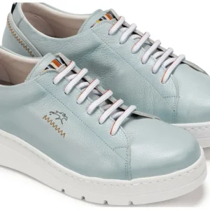 FLUCHOS Pompas F1422 Agua y Blanco Deportivo cordones mujer