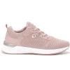 FLUCHOS Time AT107 Negro rosa y Blanco. Deportivo Atom cordones mujer