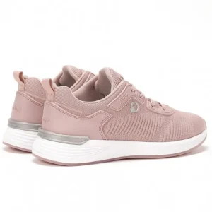 FLUCHOS Time AT107 Negro rosa y Blanco. Deportivo Atom cordones mujer