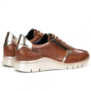 FLUCHOS Union F2070 Cuero y Nata Deportivo casual cordones mujer