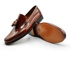 GILS CLASSIC 77106 Negro y burdeos. Castellanos borlas