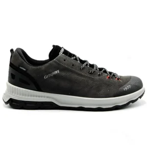 GRISPORT 14829 Negro y Gris Deportivo Casual cordones impermeable hombre