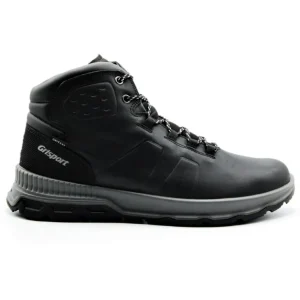 GRISPORT 14803 Negro y marrón. Bota Piel impermeable hombre
