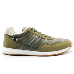 LOIS 64167 Azul y cuero Deportivo cordones hombre
