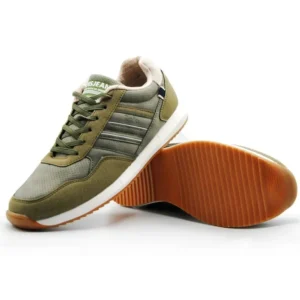 LOIS 64167 Azul y cuero Deportivo cordones hombre