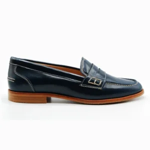 LUIS GONZALO 3970M Azul y cuero - Tienda Online - zapatosdublin.es