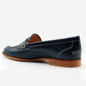 LUIS GONZALO 3970M Azul y cuero - Tienda Online - zapatosdublin.es