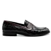 LUIS GONZALO 5135M Negro y marrón. Mocasín mujer