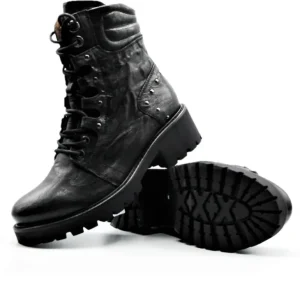 NERO GIARDINI 1014265D-100 Negro. Bota cordones mujer - Tienda Online -