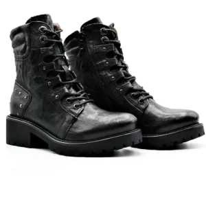 NERO GIARDINI 1014265D-100 Negro. Bota cordones mujer - Tienda Online -