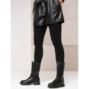 NERO GIARDINI 17653D Negro Media bota plana mujer