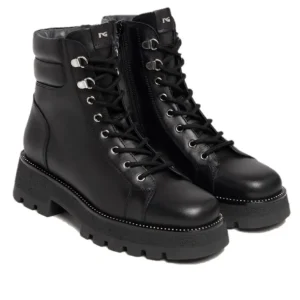 NERO GIARDINI I205944D Negro Botín militar mujer