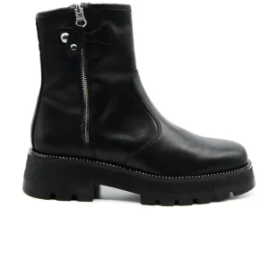 NEROGIARDINI I309031D Negro Bota militar cremallera mujer