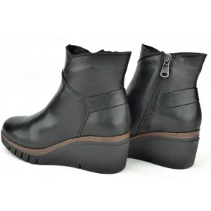 PAULA URBAN 10-1142 Marrón y Negro Botín cuña mujer