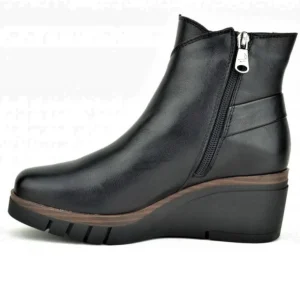 PAULA URBAN 10-1142 Marrón y Negro Botín cuña mujer
