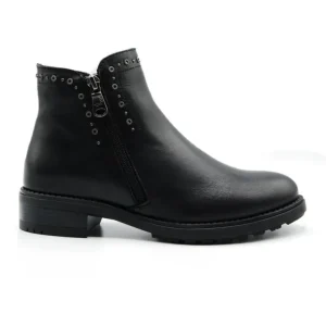 PAULA URBAN BOTIN LISO TACHAS 9-976 NEGRO