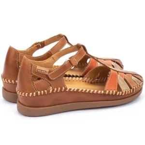 PIKOLINOS Cadaques W8K-0705C1 Nata y brandy Sandalia casual mujer