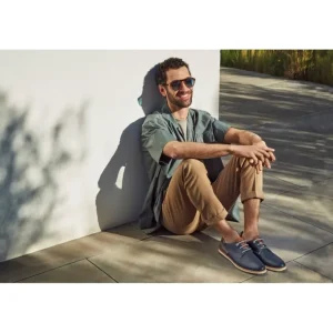PIKOLINOS Jucar M4E-4104C1 Azul y Brandy Zapato cordón hombre