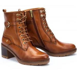 PIKOLINOS Llanes W7H-5510 Brandy Botín cordones tacón