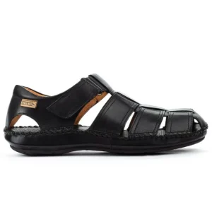 PIKOLINOS Tarifa 06J-5433 Negro y Cuero Sandalia Hombre
