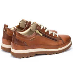 PIKOLINOS VIGO W3W-6979 Azul, cuero y nata Deportiva casual mujer cordones