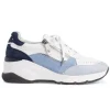 TAMARIS 23720 Azul y camel Deportivo casual cordones mujer