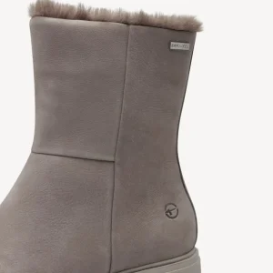 TAMARIS 26417 Grey Botín liso pelo tacón medio mujer